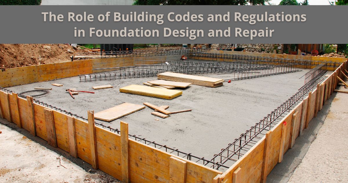 building codes for foundation design and repair