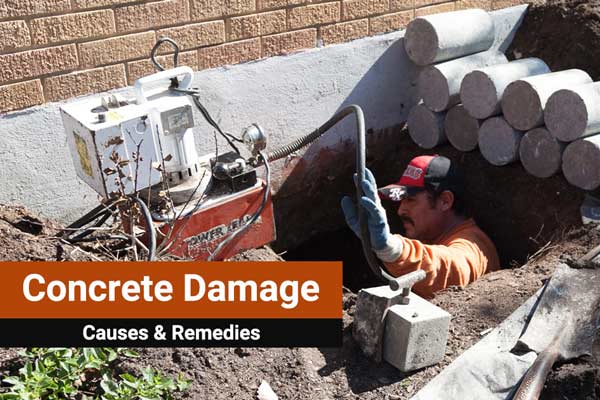 concrete damage causes and remedies